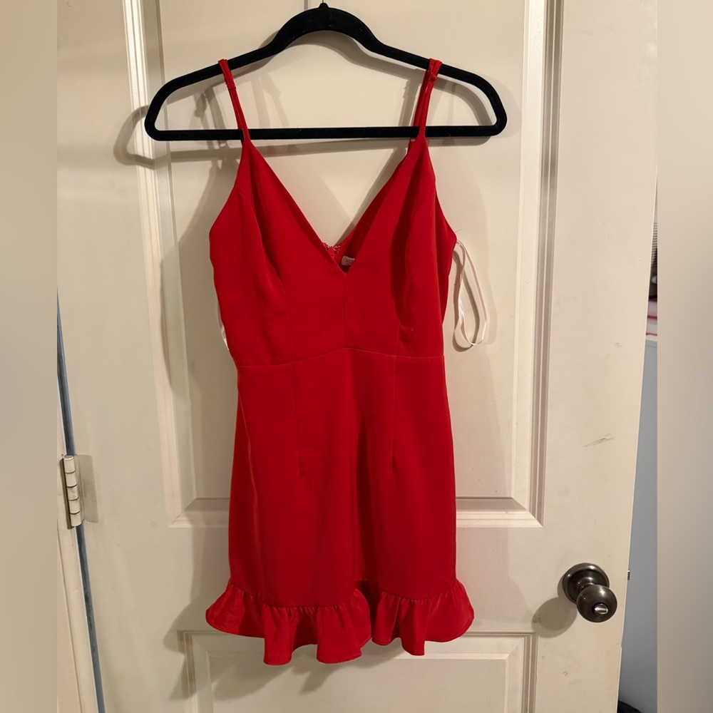 Revolve more to come Red Sleeveless Dress